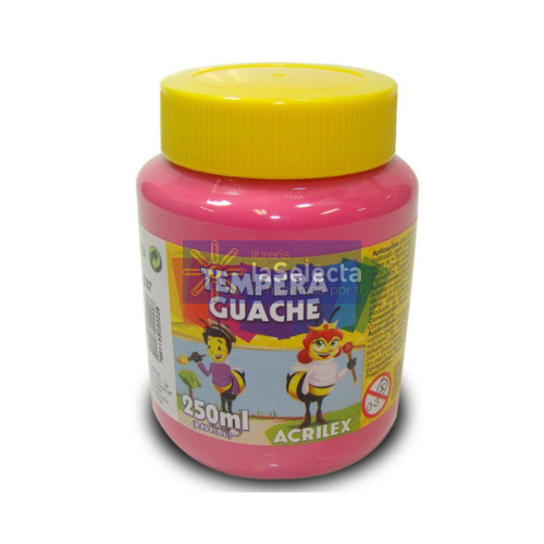 TEMPERA ROSA 250ML ACRILEX